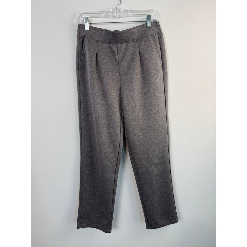 Yogalicious Softlite Boss Straight Leg Pants Heather Gray Sweatpants Medium